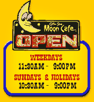 MOON Cafe Hours of Operation